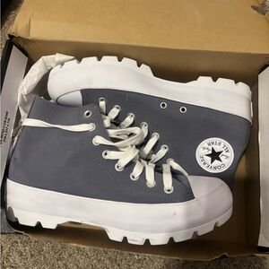Converse Gray High-Top Sneakers